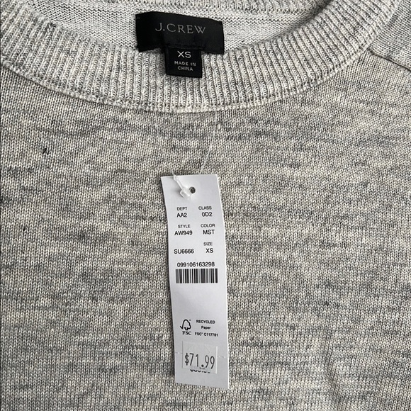 J.Crew Mens Plaited Linen Cotton Sweater - Picture 3 of 6